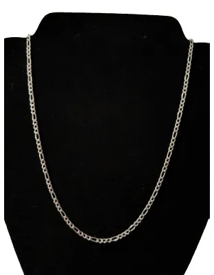 Cadena figaro stainless steel 18 inch