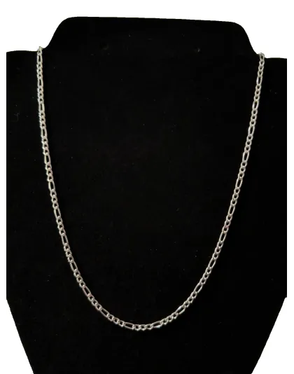 Cadena figaro stainless steel 18 inch